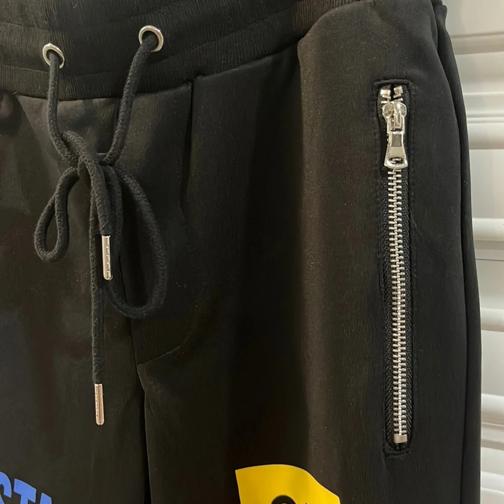 Rockstar Black track jogging pants size Small Streetwear - Picture 6 of 16